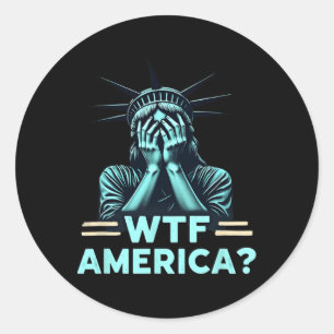 Adesivo Anti-trump Política E Democracia Wtf América 1 