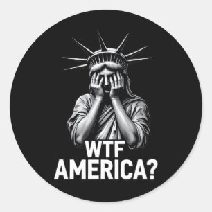 Adesivo Anti-trump Política E Democracia Wtf América _2