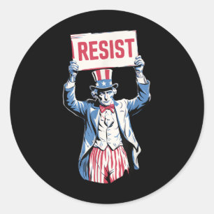 Adesivo Anti-Trump Resistir Não É Meu Presidente 4 De Julh