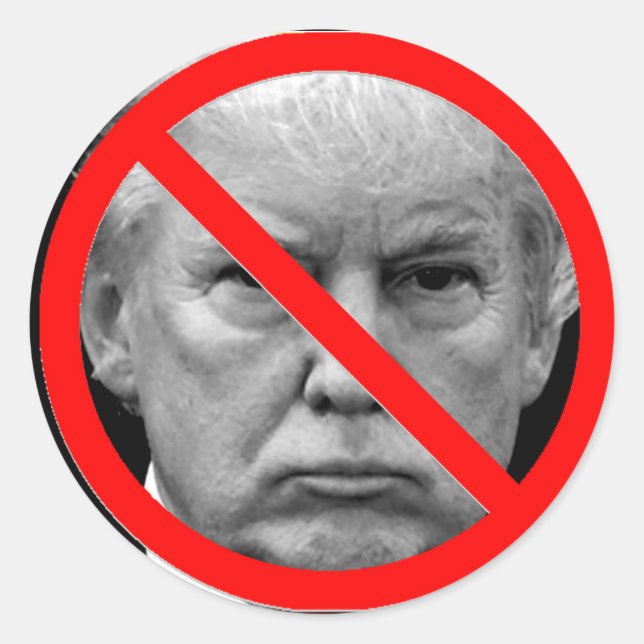 Adesivo Anti-Trump Stickers (Frente)