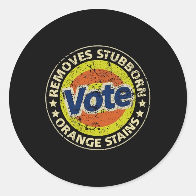 Adesivo Anti-trump Vote Detergent Funny Gifts  (Frente)