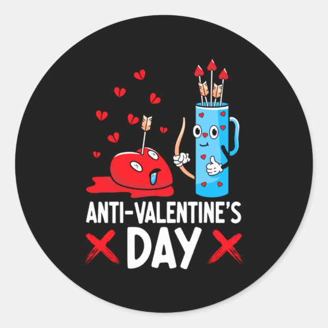 Adesivo Anti Valentines Day Valentines Day Arrows Single  (Frente)