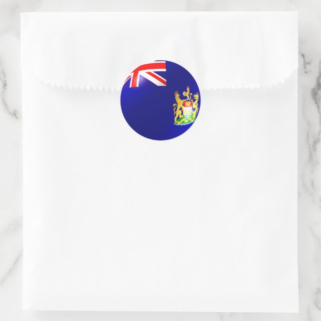 Adesivo Antiga bandeira de Hong Kong (Bolsa)