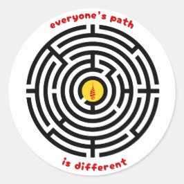 Adesivo Antigos Símbolos Labirinto e Iluminismo