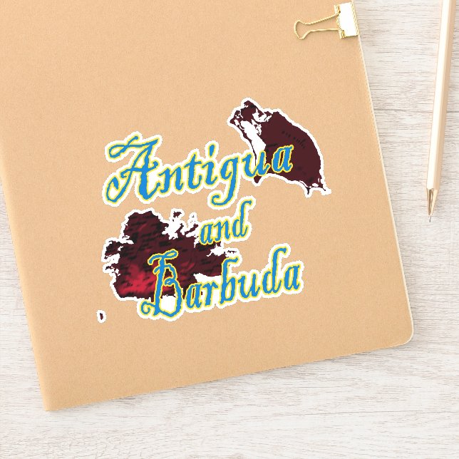 Adesivo Antígua e Barbuda (Notebook)