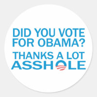 AntiObama Sticker