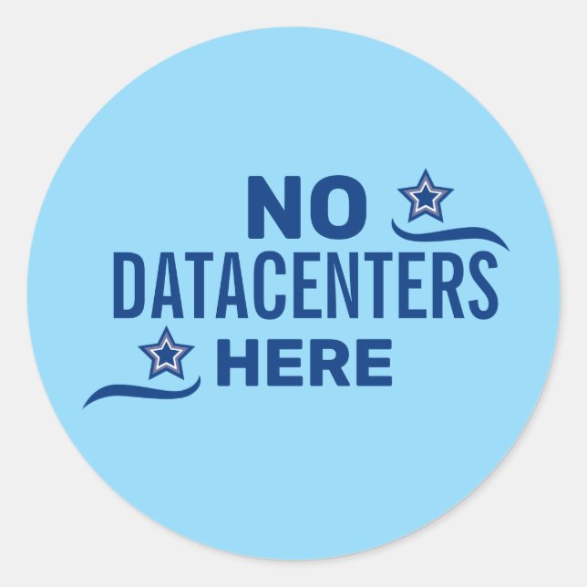 Adesivo Antipolítico de Datacenter (Frente)
