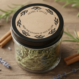 Adesivo  Antique herb and spice label Blank Sticker Label 