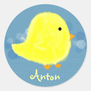 Adesivo Anton Baby Pintinho Stickers