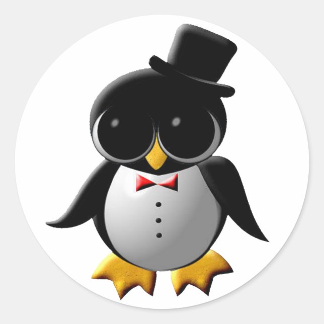 Adesivo Antonio, o Pinguin Sticker (Frente)