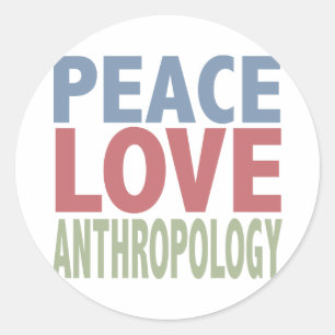 Adesivo Antropologia de Paz e Amor