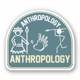 Adesivo Antropologia social, estudante de antropologia