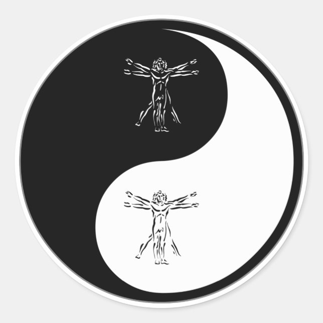Adesivo Antropologia Yin Yang (Frente)