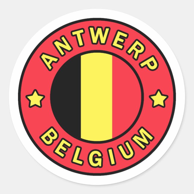 Adesivo Antuérpia Bélgica (Frente)