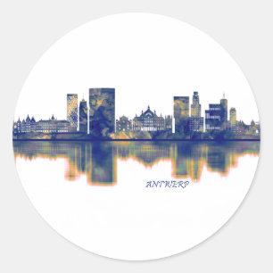 Adesivo Antwerp Skyline