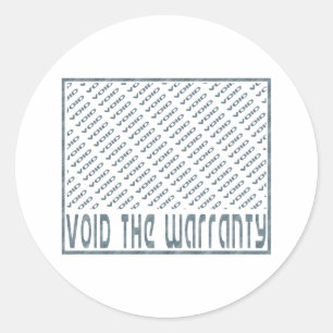 Adesivo Anule a garantia