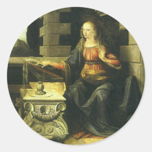 Adesivo Anunciação de Leonardo da Vinci