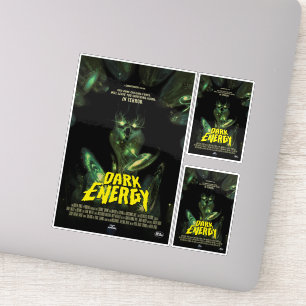 Adesivo Anúncio de Filme de Horror Sci-Fi, Energia Escura