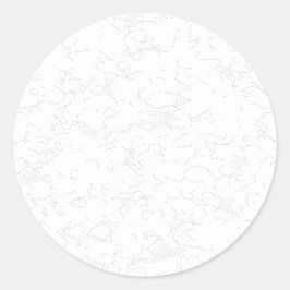 Adesivo Anúncio de Formatura Branco Elegante