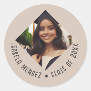 Adesivo Anúncio de Foto de Graduação Personalizada