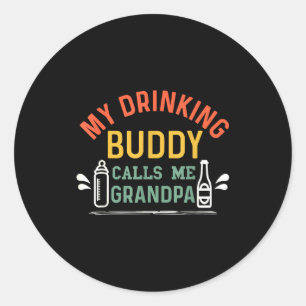 Adesivo Anúncio de Gravidez Retro Vô Meu Bebê B