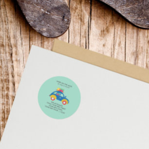 Adesivo Anúncio de Movimentação do Carro Funky