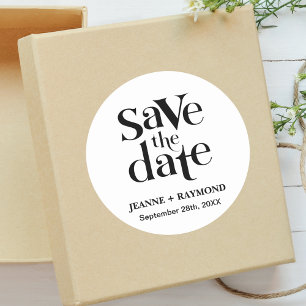 Adesivo Anúncio de Noivado Personalizado Save The Date