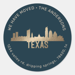 Adesivo anúncio do movimento do texto orgulhoso do estado 