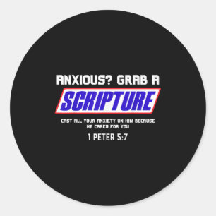 Adesivo Anxix_ Grab Escritura Cristã de Saúde Mental Bi