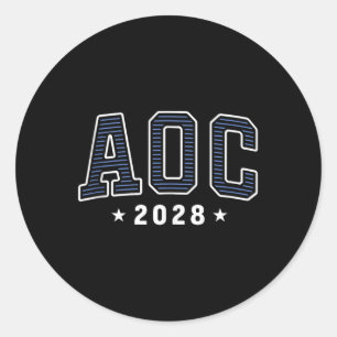 Adesivo Aoc 2028 Fileira Simples de Varsity