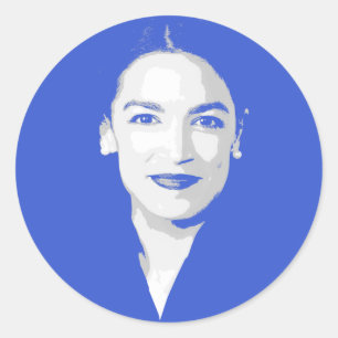 Adesivo AOC - Alexandria Ocasio-Cortez
