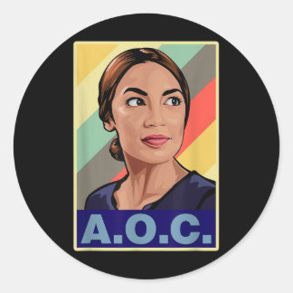 Adesivo Aoc Alexandria Ocasio-cortez Primeiro Presidente F