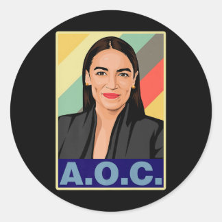 Adesivo Aoc Alexandria Ocasio-cortez Primeiro Presidente F