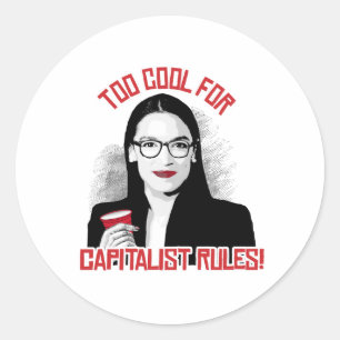 Adesivo AOC Muito Legal para as Regras Capitalistas