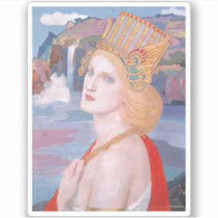 Adesivo Aoife, c. 1914 por John Duncan