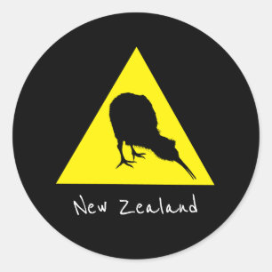 Adesivo Aotearoa & Kiwi Bird, viagem da Nova Zelândia