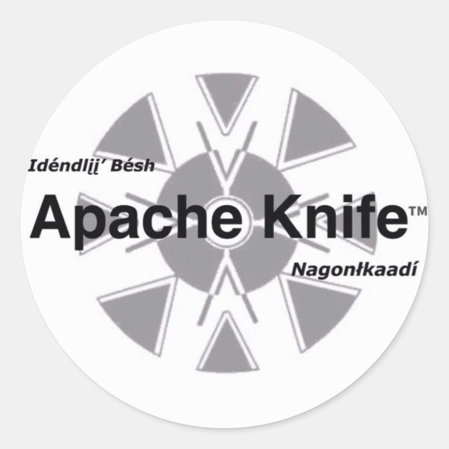 Adesivo Apache Knife™ 11 Sticker (Frente)