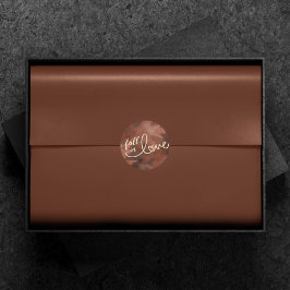 Adesivo Apaixonado pelo outono | Laranja quic-ruidosa