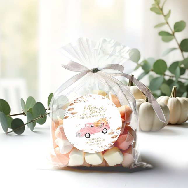 Adesivo Apaixonando O Chá de fraldas De Abóbora (Criador carregado)