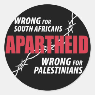 Adesivo Apartheid Sticker