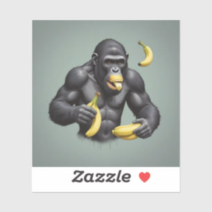 Adesivo Ape King Custom-Cut Vinyl Sticker