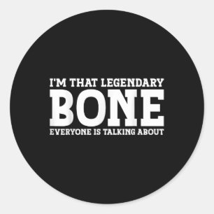 Adesivo Apelido Osso Funny Team Sobrenome Bone