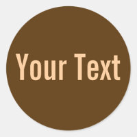 APENAS COR | castanho escuro + texto