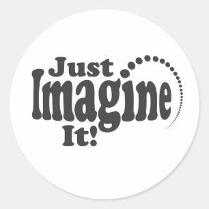 Adesivo Apenas imagine-o! - Pontos