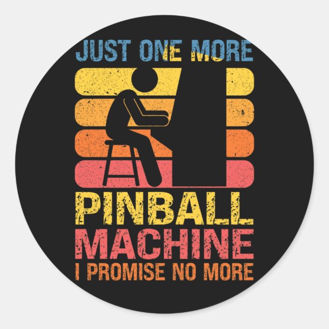 Adesivo Apenas Mais Um Pino Pinball Pinball Pover Pub (Frente)