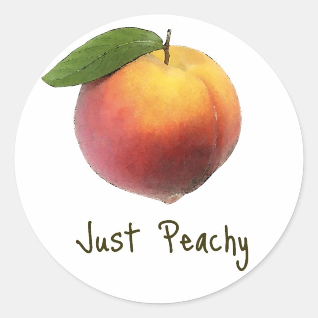 Adesivo Apenas Peachy (Frente)