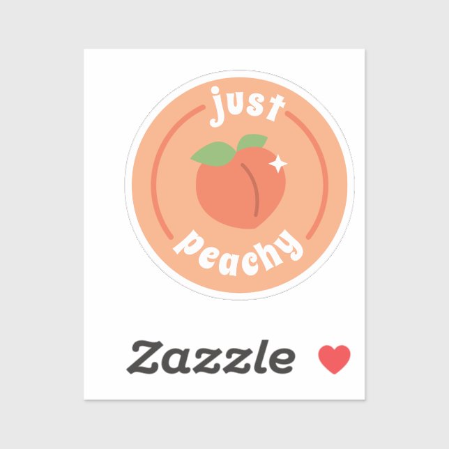 Adesivo Apenas Peachy (Folha)