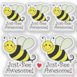 Adesivo Apenas Seja Incrivelmente Bonita, BumbleBees Conto