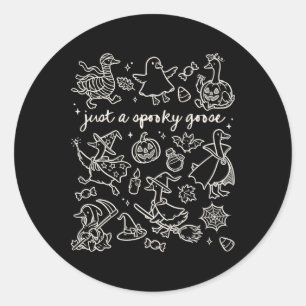 Adesivo Apenas Um Doodles De Bobo De Halloween Cute Cute C