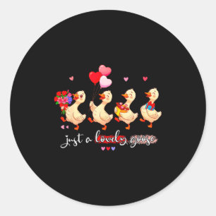 Adesivo Apenas Um Ganso Adorável Equipe Animal Boba Valent